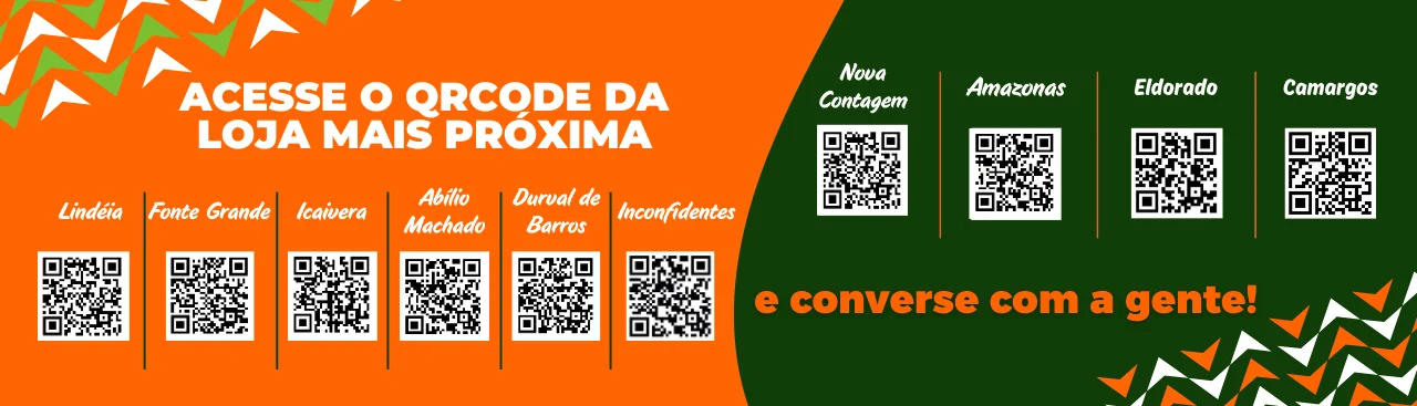 Acesse o QR code da loja mais próxima e converse com a gente