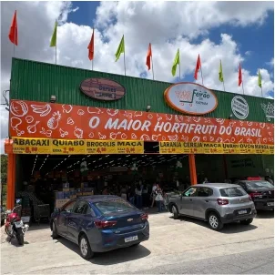 Fachada da loja Feirão da Fartura Camargos