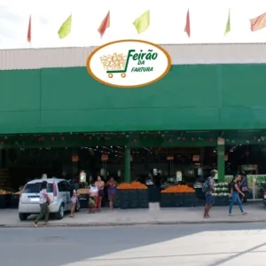 Fachada da loja Feirão da Fartura Nova Contagem