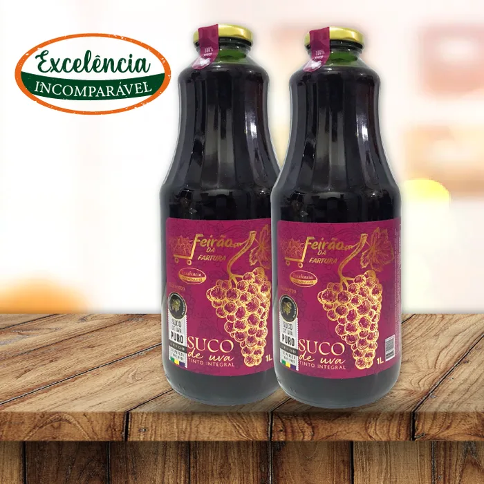 Suco de uva integral Feirão da Fartura